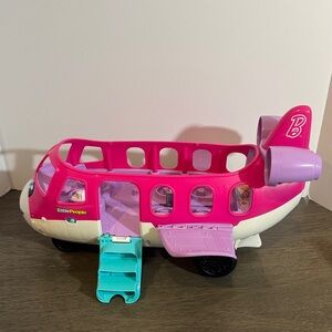 Fisher price Barbie Little People Airlines Airplane Barbie dream plane